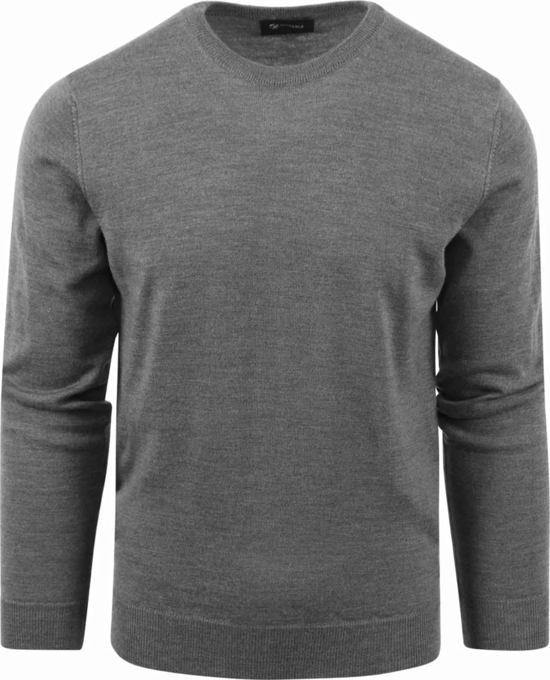 Suitable Merino Pullover Rundhals Anthrazit - Größe XL günstig online kaufen