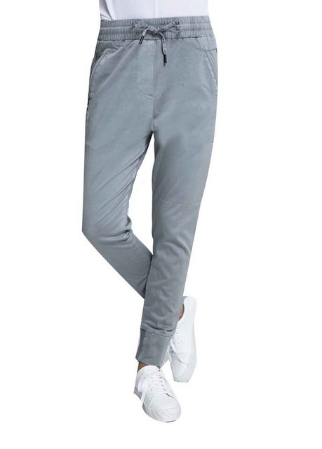 Zhrill Chinos Joggerpant ZHFABIA STEEL Grau (0-tlg) angenehmer Tragekomfort günstig online kaufen