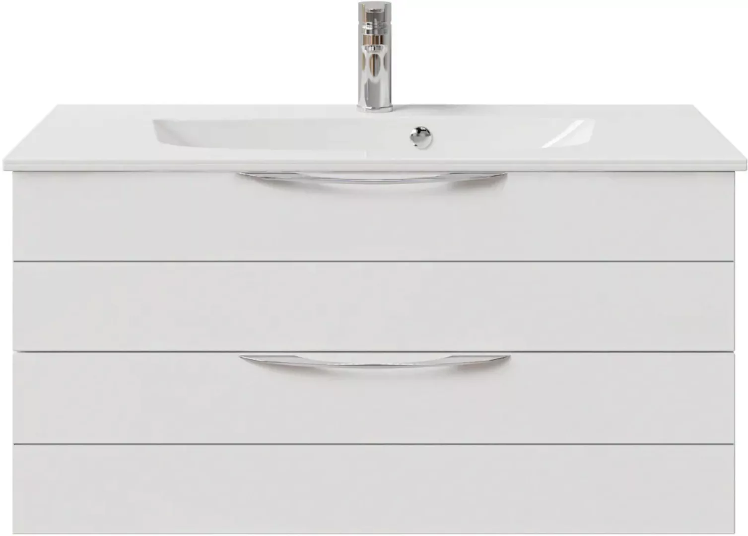 Saphir Waschtisch »Serie 6025 Mineralmarmor-Waschtisch mit Unterschrank, 97 günstig online kaufen