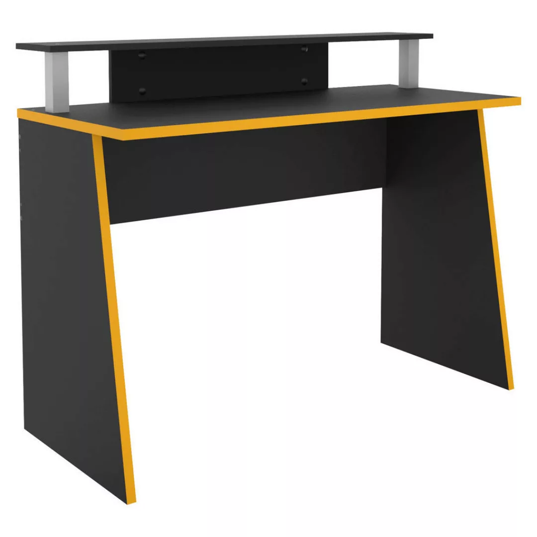 Gaming-Schreibtisch  anthrazit orange B/H/T: ca. 117x93x50 cm günstig online kaufen