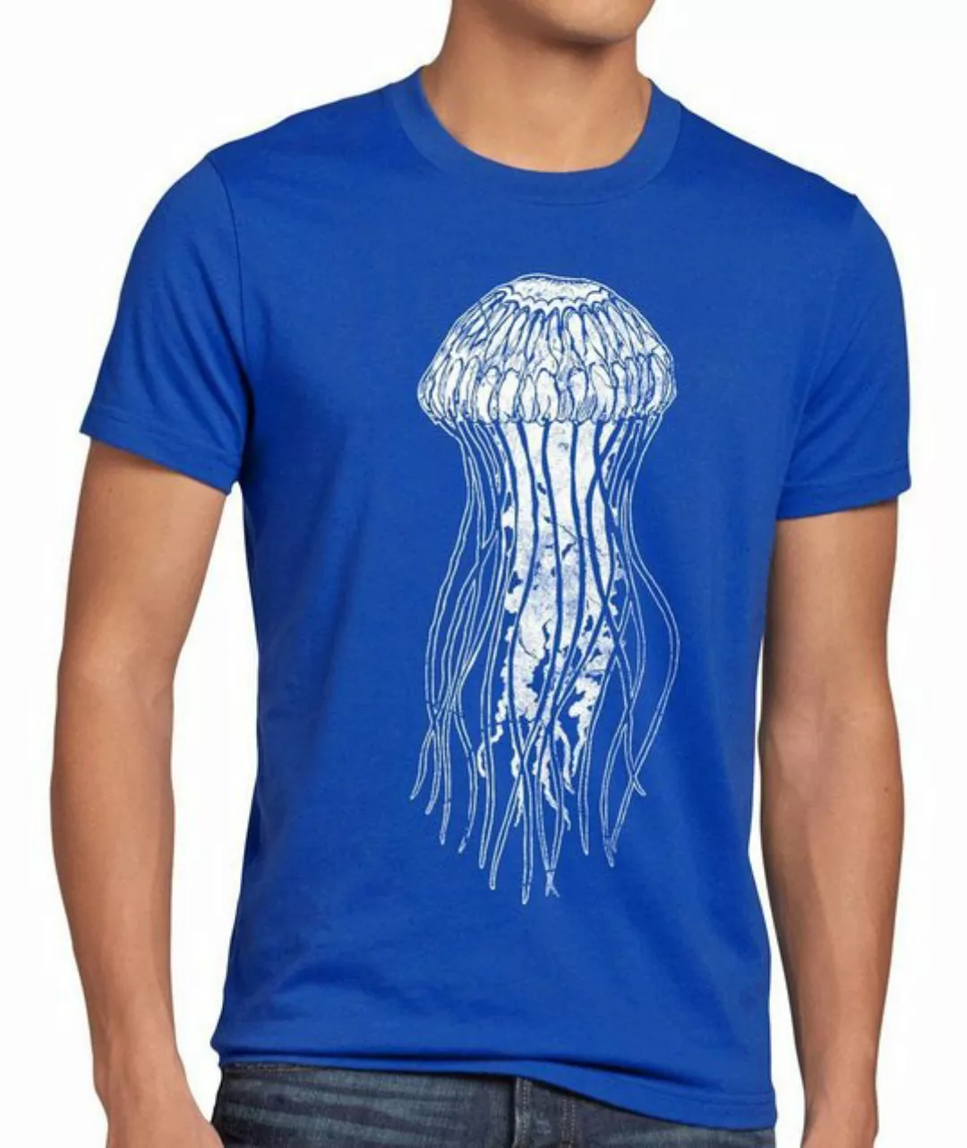 style3 Print-Shirt Herren T-Shirt Leonard Jellyfish Qualle big bang Meer Sh günstig online kaufen