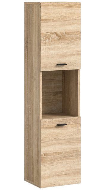 xonox.home Hochschrank in Eiche Sonoma - 30x125x29cm (BxHxT) günstig online kaufen