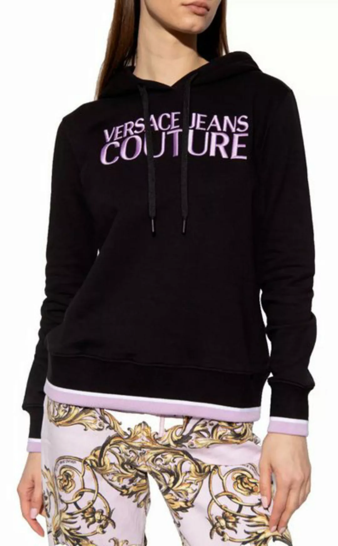 Versace Jeans Couture Hoodie Kapuzen-Sweatshirt Logo Hoodie Pullover Hooded günstig online kaufen