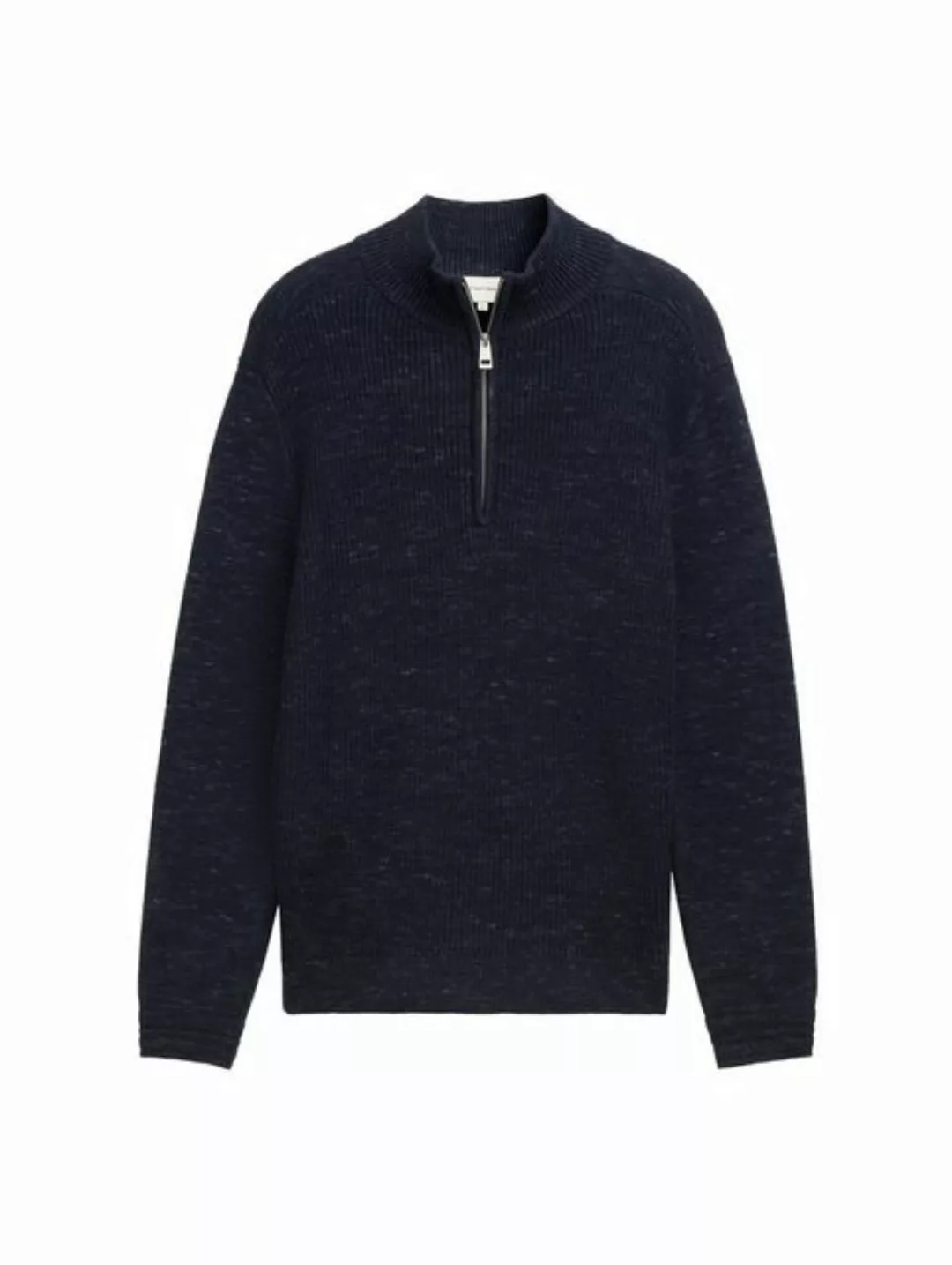 TOM TAILOR Cardigan Troyer Pullover mit Wollanteil günstig online kaufen