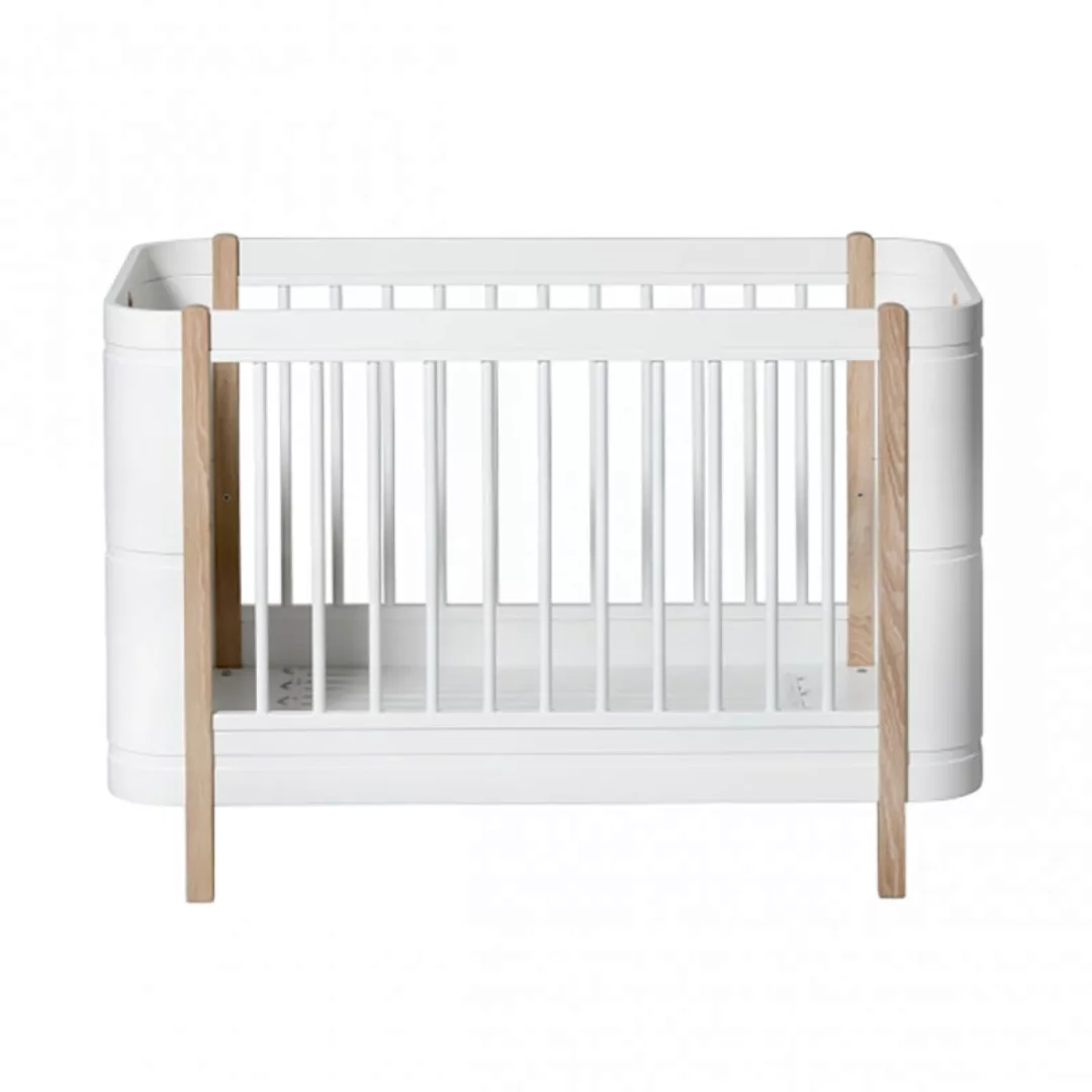 Oliver Furniture Kinderbett Wood Mini+ Weiß/Eiche günstig online kaufen