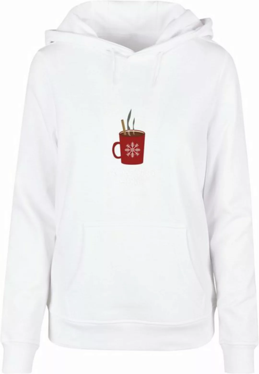 Merchcode Kapuzenpullover Merchcode Damen Ladies Achtung heiss Basic Hoody günstig online kaufen