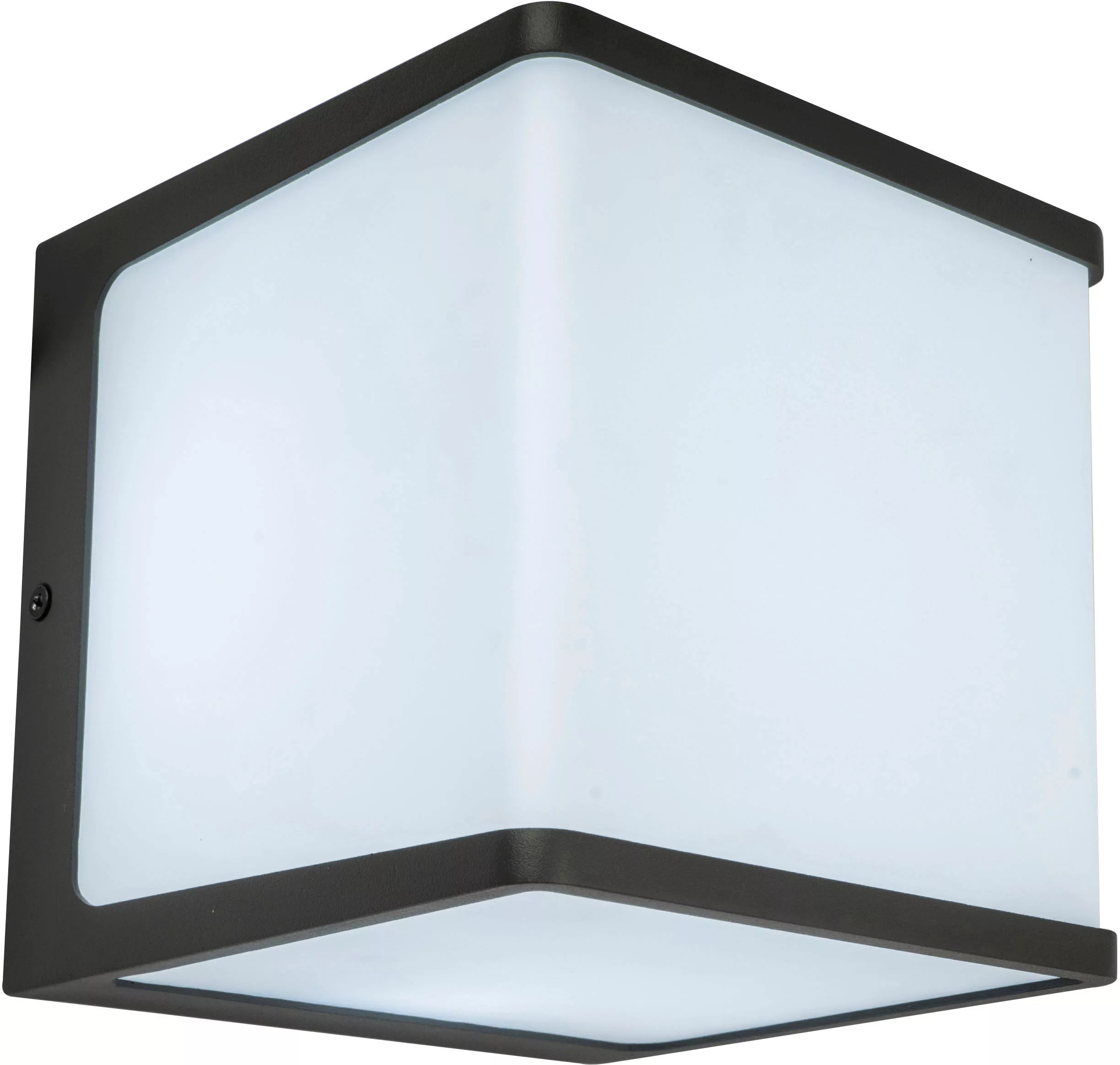 LED-Außenwandleuchte Doblo, Würfel, 15 cm, 4.000 K günstig online kaufen