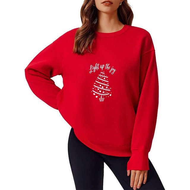 MC Star Weihnachtssweatshirt Weihnachtsbaum-Sweatshirt für Damen, lustiges günstig online kaufen