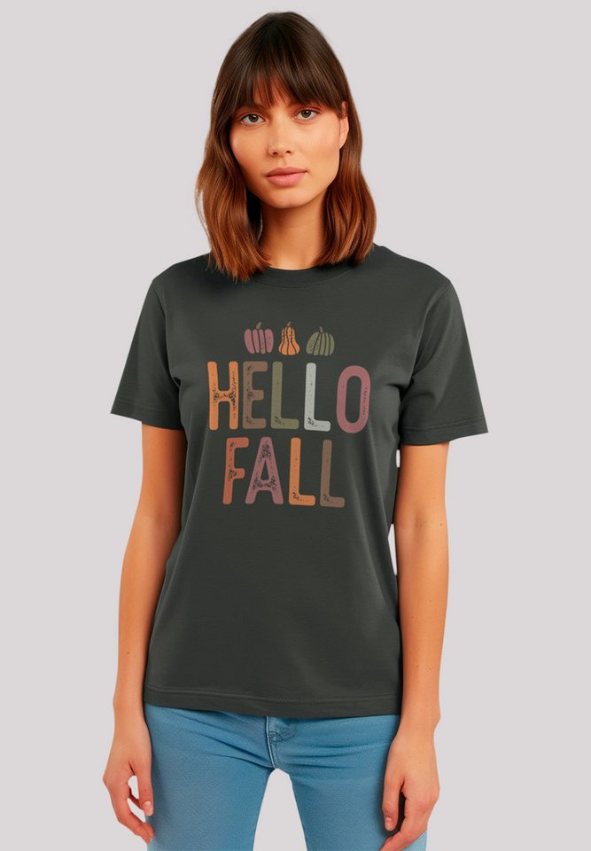 F4NT4STIC T-Shirt Hello Fall Herbst Premium Qualität, Halloween, Herbst günstig online kaufen