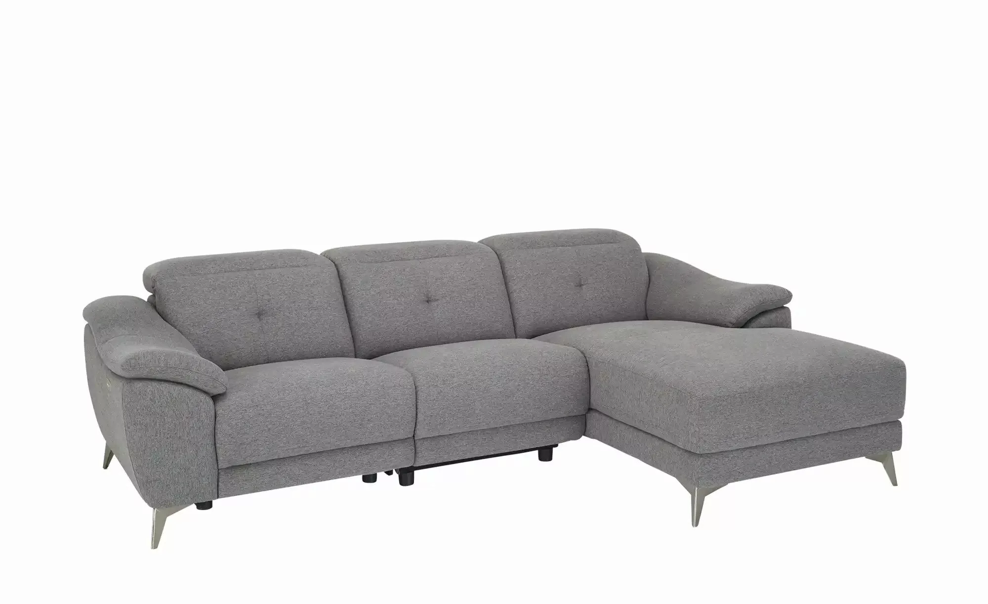 uno Ecksofa mit Relaxfunktion Eva ¦ grau ¦ Maße (cm): B: 255 H: 78 T: 171.0 günstig online kaufen