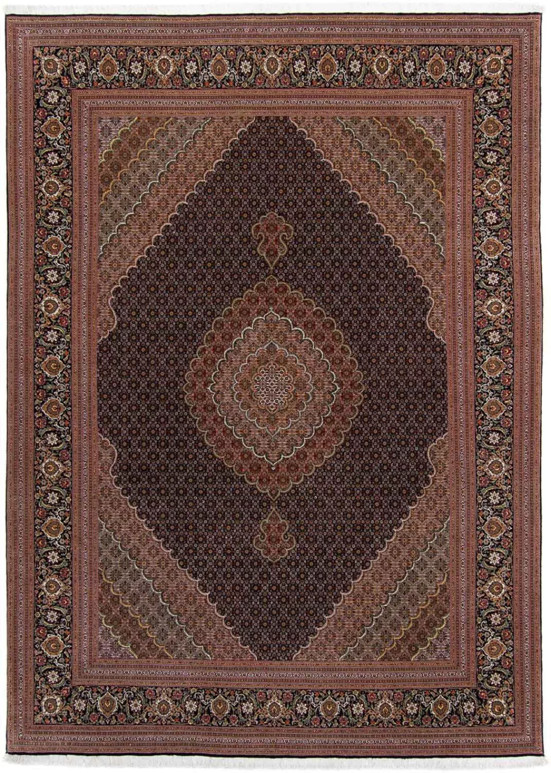 morgenland Orientteppich »Perser - Täbriz - 353 x 255 cm - braun«, rechteck günstig online kaufen