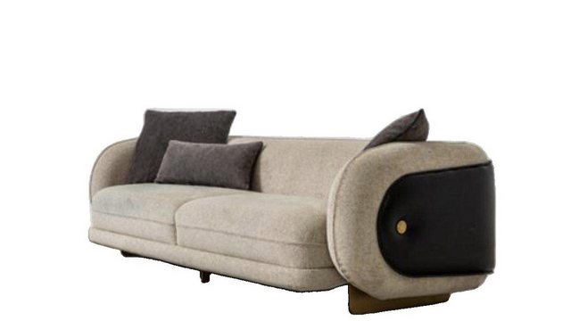 JVmoebel Sofa Wohnzimmer Textil Sofa 3 Sitzer Luxus Möbel Sitz Design Couch günstig online kaufen