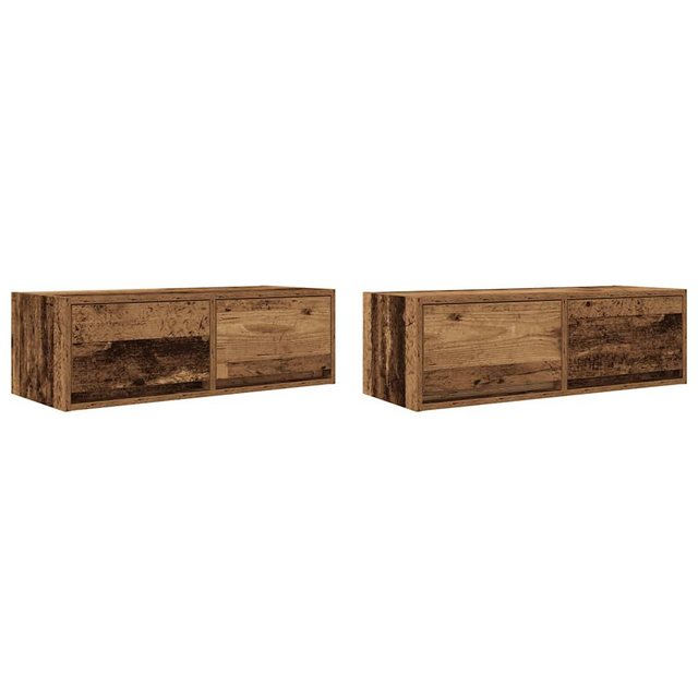 vidaXL TV-Schrank TV-Schränke 2 Stk. Altholz-Optik 80x31x25,5 cm Holzwerkst günstig online kaufen