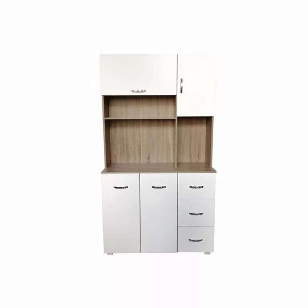 HTI-Living Hochschrank Küchenschrank Sonoma/Weiß Blanca (Stück, 1-St., 1 Sc günstig online kaufen