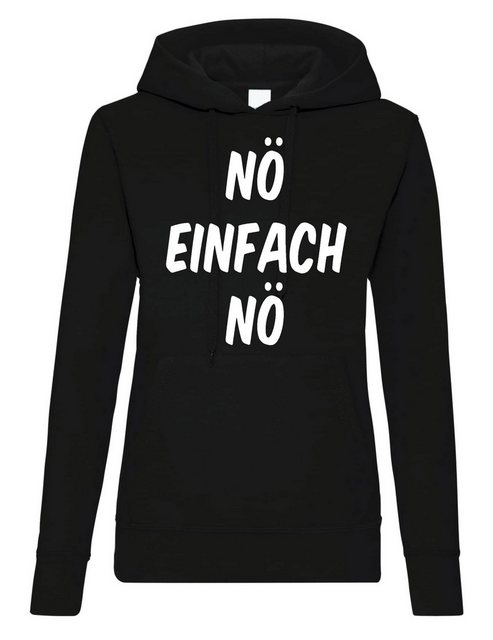 Youth Designz Kapuzenpullover Nö Einfach Nö Damen Hoodie Pullover mit lusti günstig online kaufen