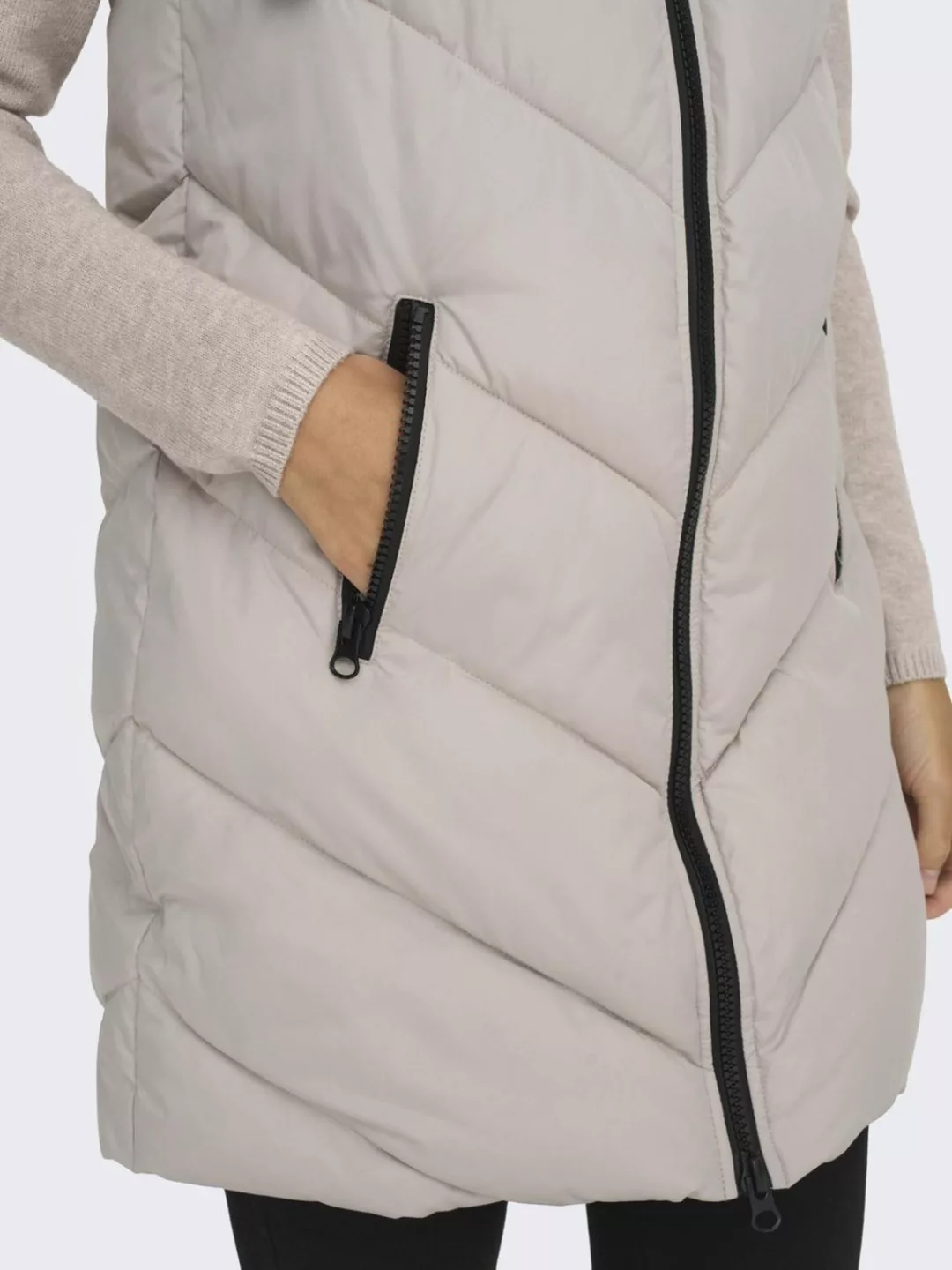 JACQUELINE de YONG Steppweste Lange Steppweste JDYSKYLAR Puffer Winterjacke günstig online kaufen