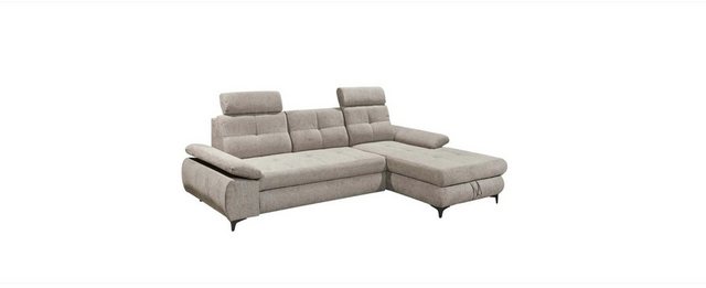 ED EXCITING DESIGN Ecksofa "Altona L-Form", (2 St.), Frei stellbar, Bettfun günstig online kaufen