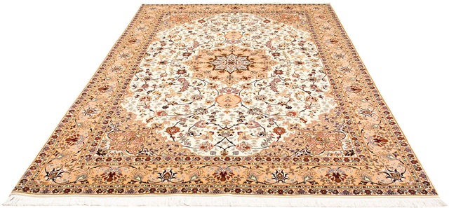 morgenland Orientteppich »Perser - Täbriz - Royal - 292 x 198 cm - beige«, günstig online kaufen