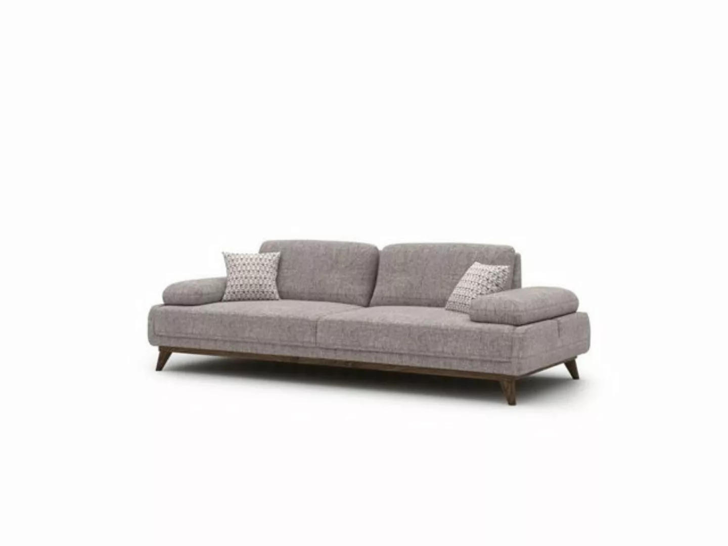 Xlmoebel Sofa Modernes Drei-Sitzer-Sofa aus Textil für das Wohnzimmer - sti günstig online kaufen