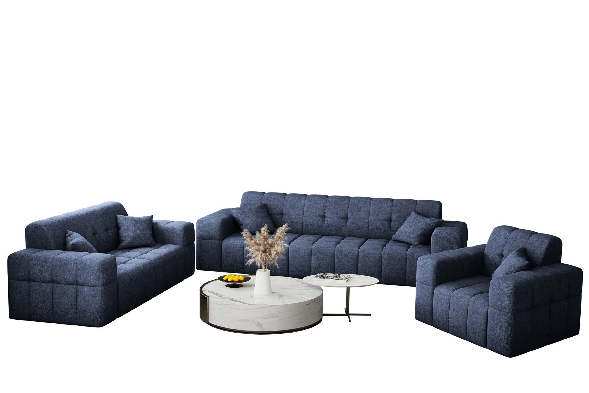 Fun Möbel Polstergarnitur Sofaset Designersofa NANCY günstig online kaufen