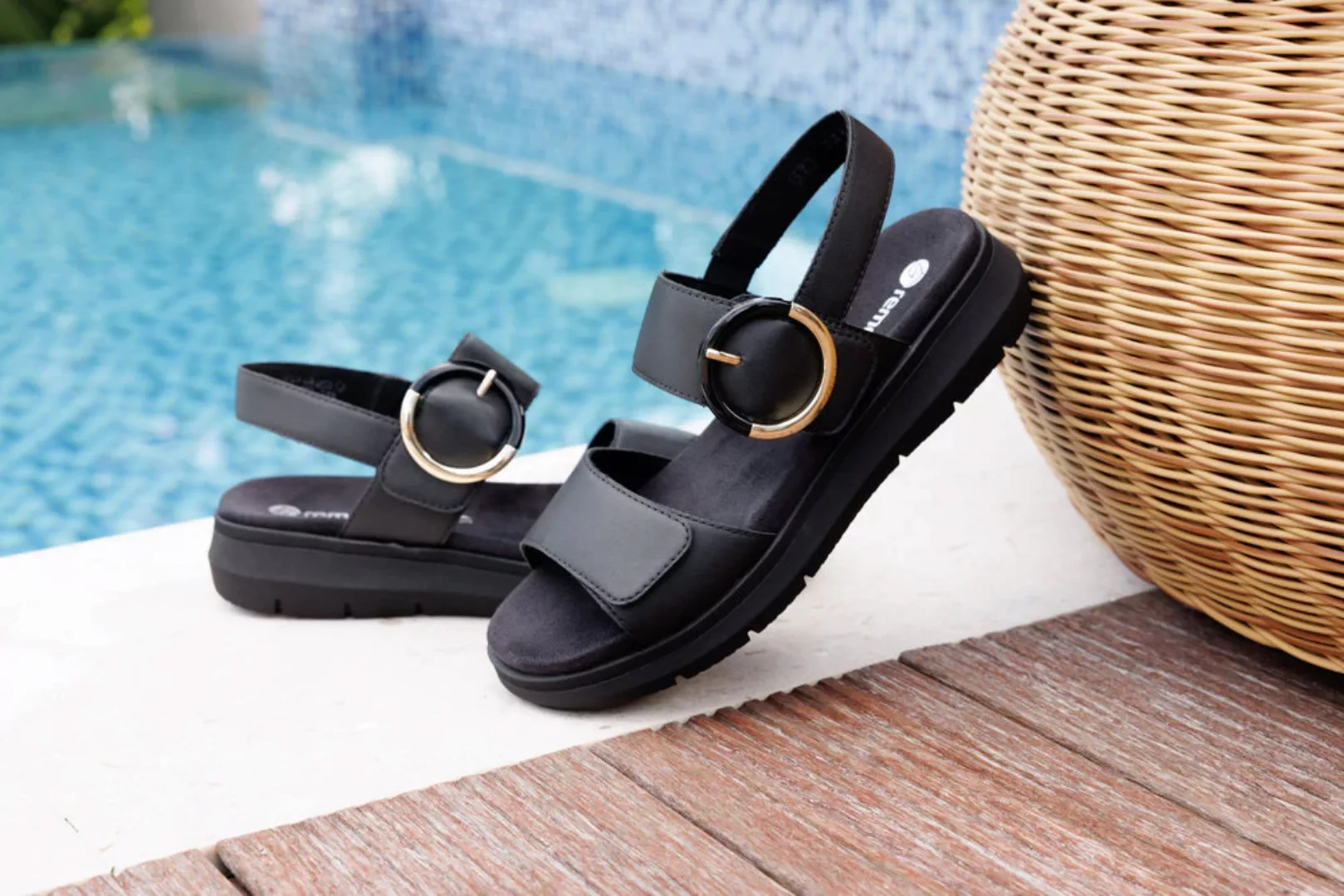 Remonte Riemchensandale, Sandale, Bequemschuh, Sommerschuh mit praktischen günstig online kaufen