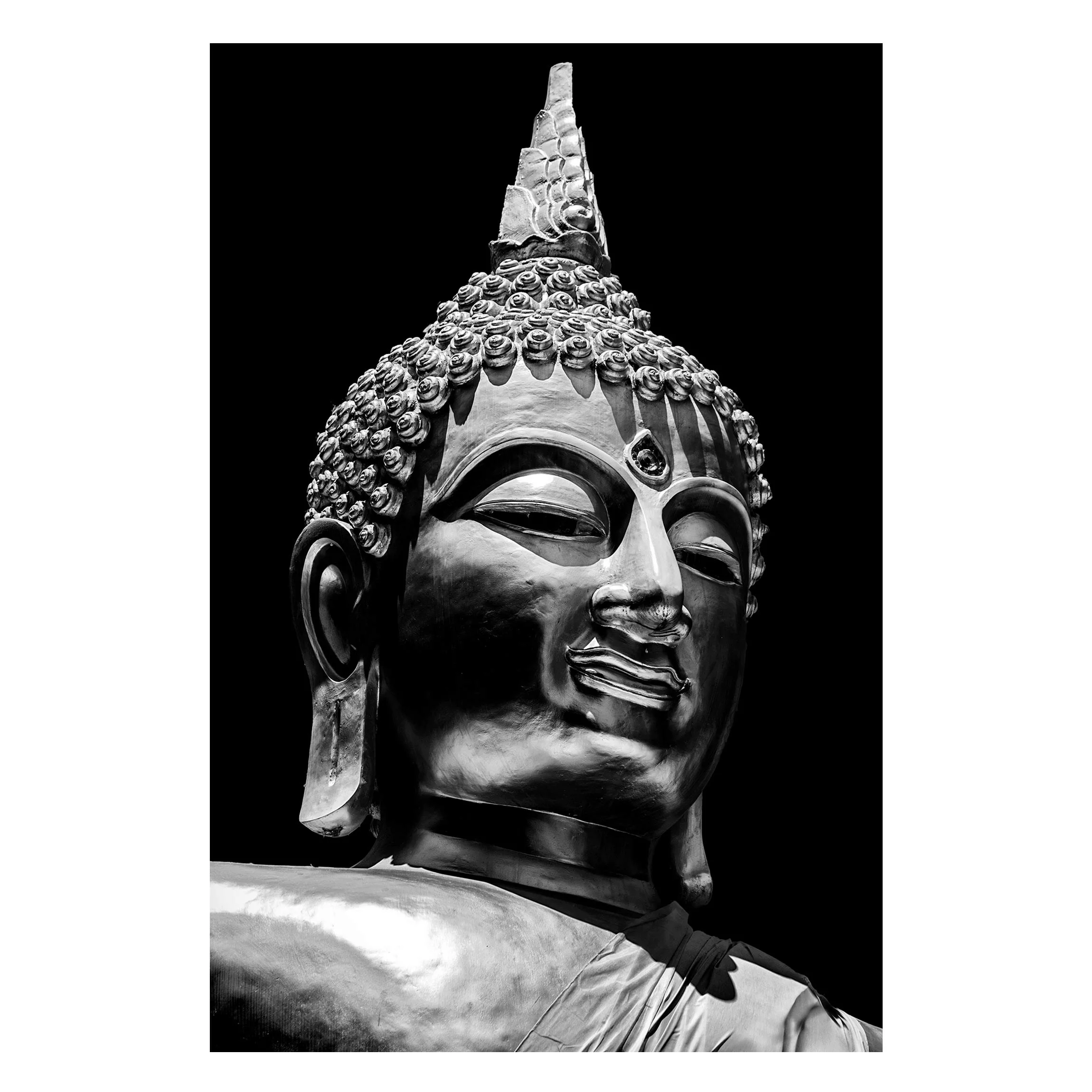 Magnettafel Buddha Statue Gesicht günstig online kaufen