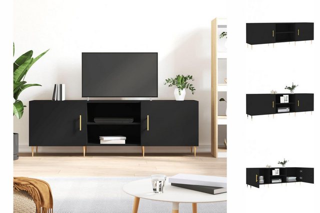 vidaXL TV-Schrank TV-Schrank Schwarz 150x30x50 cm Spanplatte günstig online kaufen