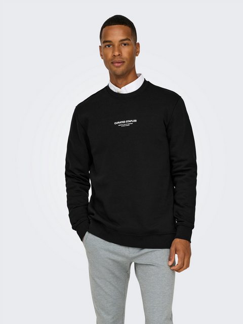 ONLY & SONS Sweatshirt ONSCURATED REG CREW NECK SWEAT günstig online kaufen