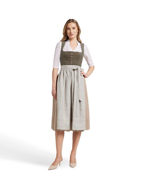 Berwin Dirndl Dirndl mit Samt-Oberteil (Einzelstück) günstig online kaufen