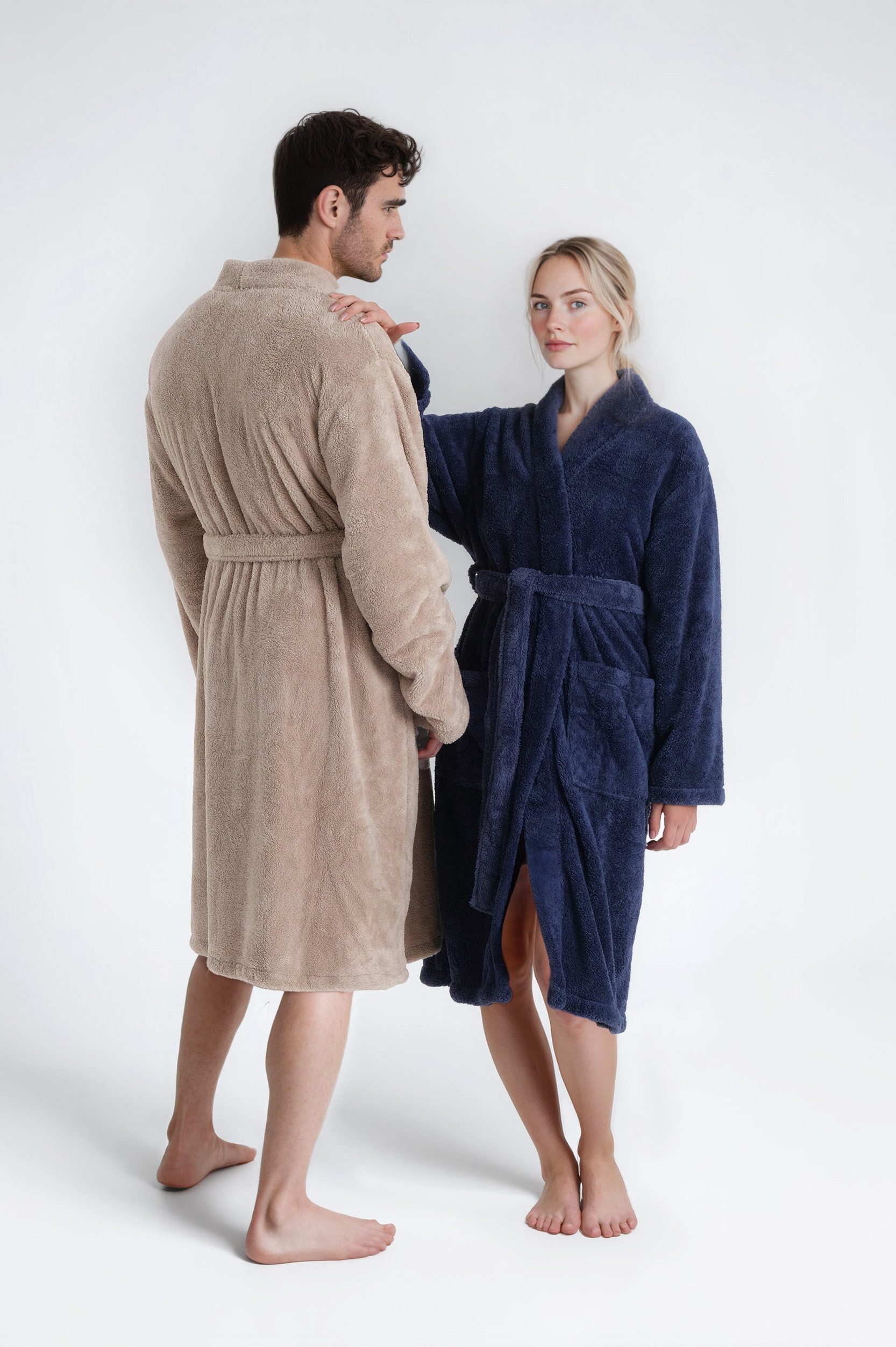 my home Unisex-Bademantel Lillou Kimono, ideal günstig online kaufen