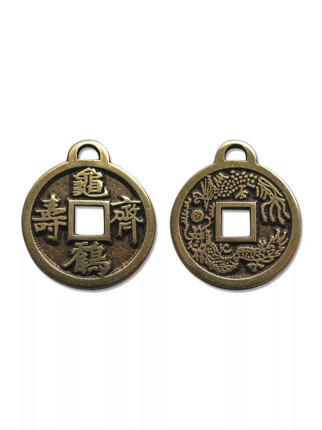 Adelia´s Amulett "Anhänger Alte Symbole Talisman", Chinesische Glücksmünze günstig online kaufen