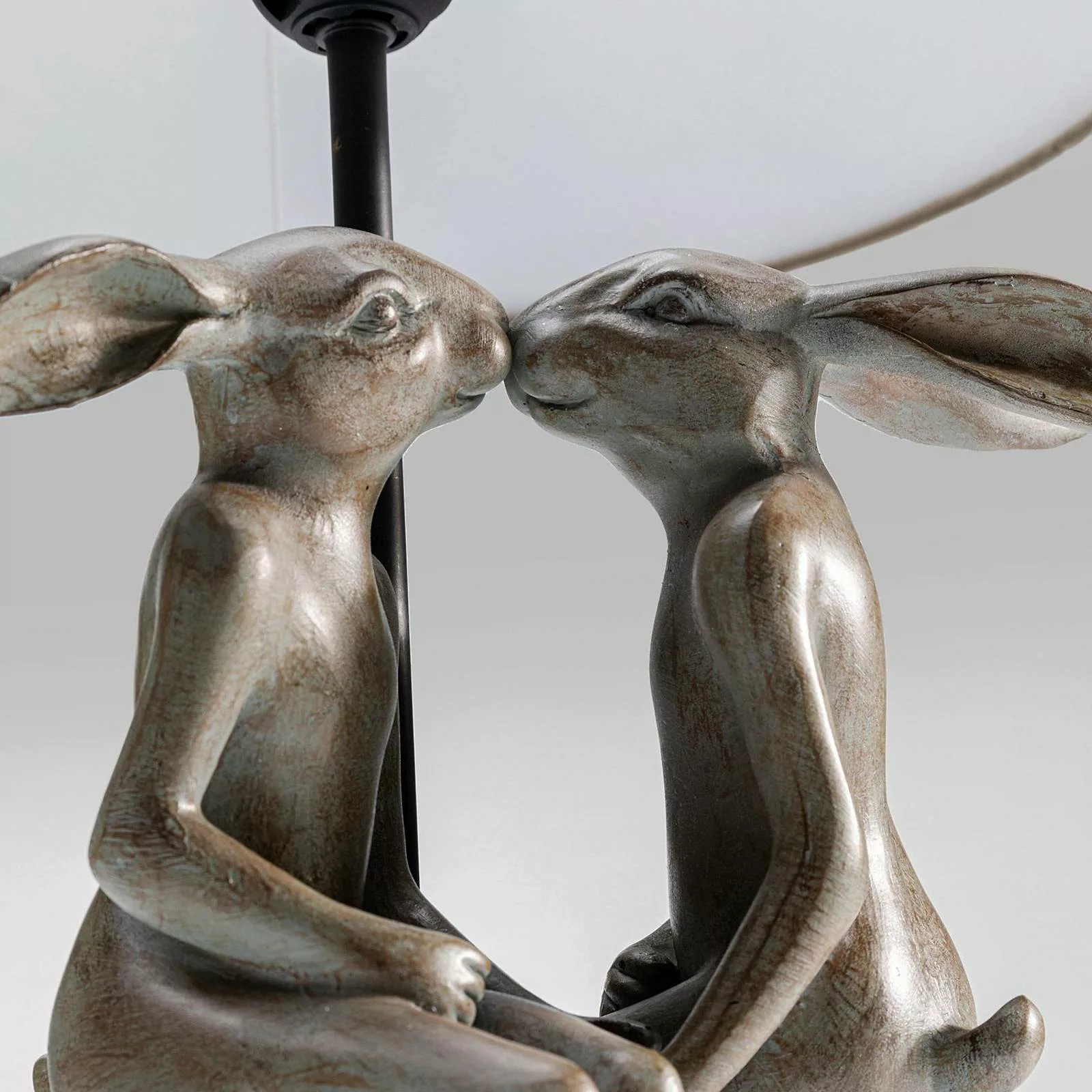 KARE Tischleuchte Animal Bunny Love, braun, Höhe 53 cm günstig online kaufen