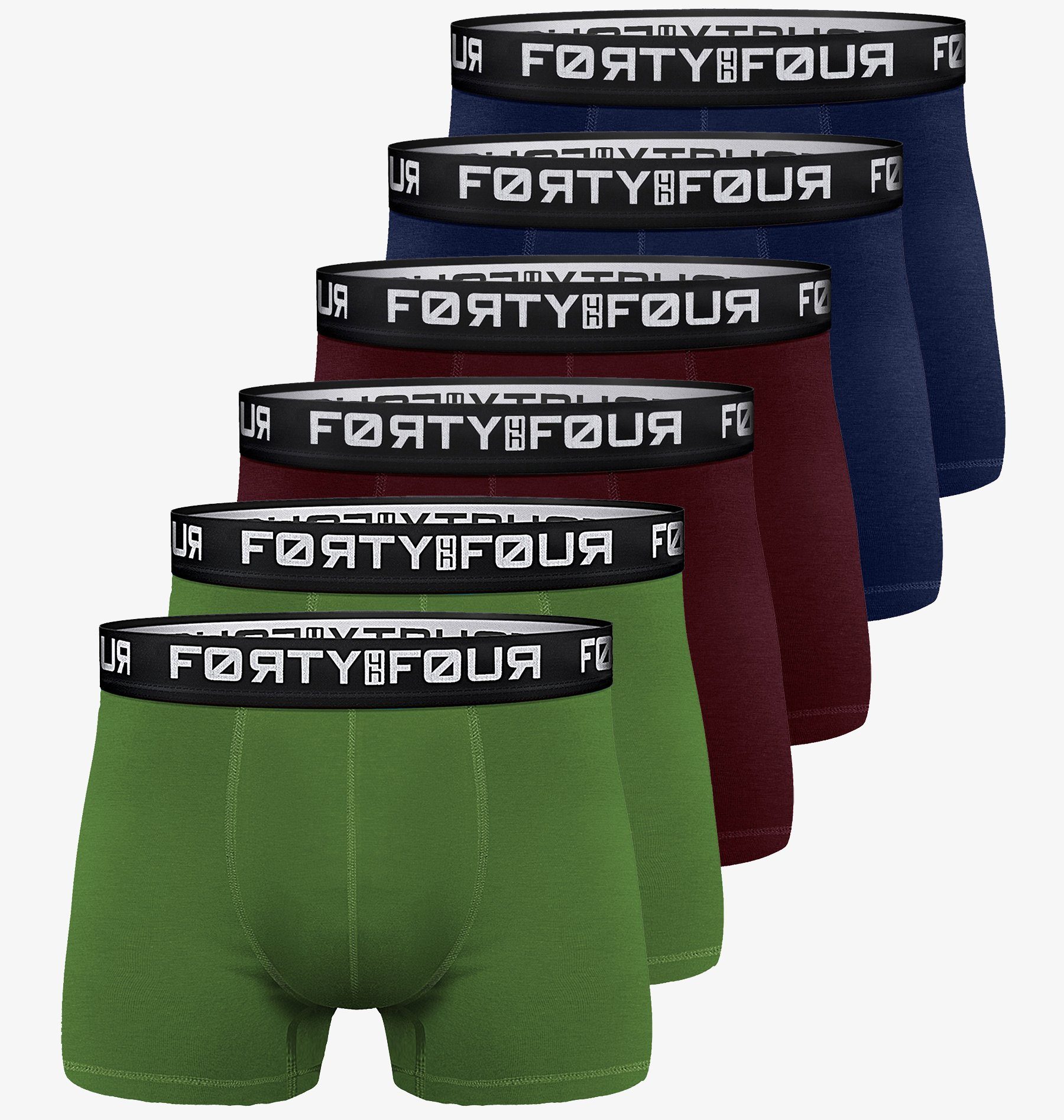 FortyFour Boxershorts Herren Männer Unterhosen Baumwolle günstig online kaufen