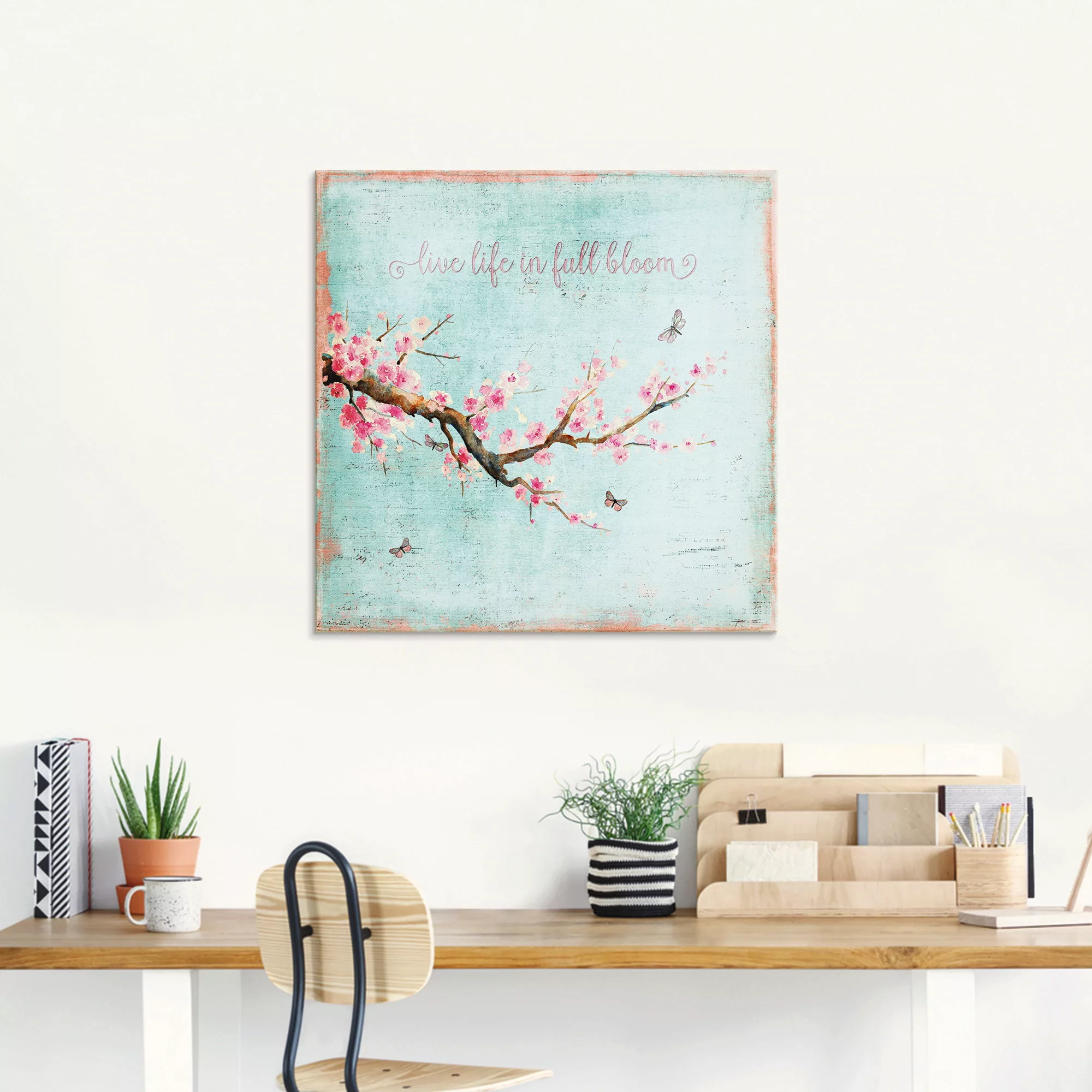 Artland Glasbild »Kirschblüte«, Blumen, (1 St.) günstig online kaufen