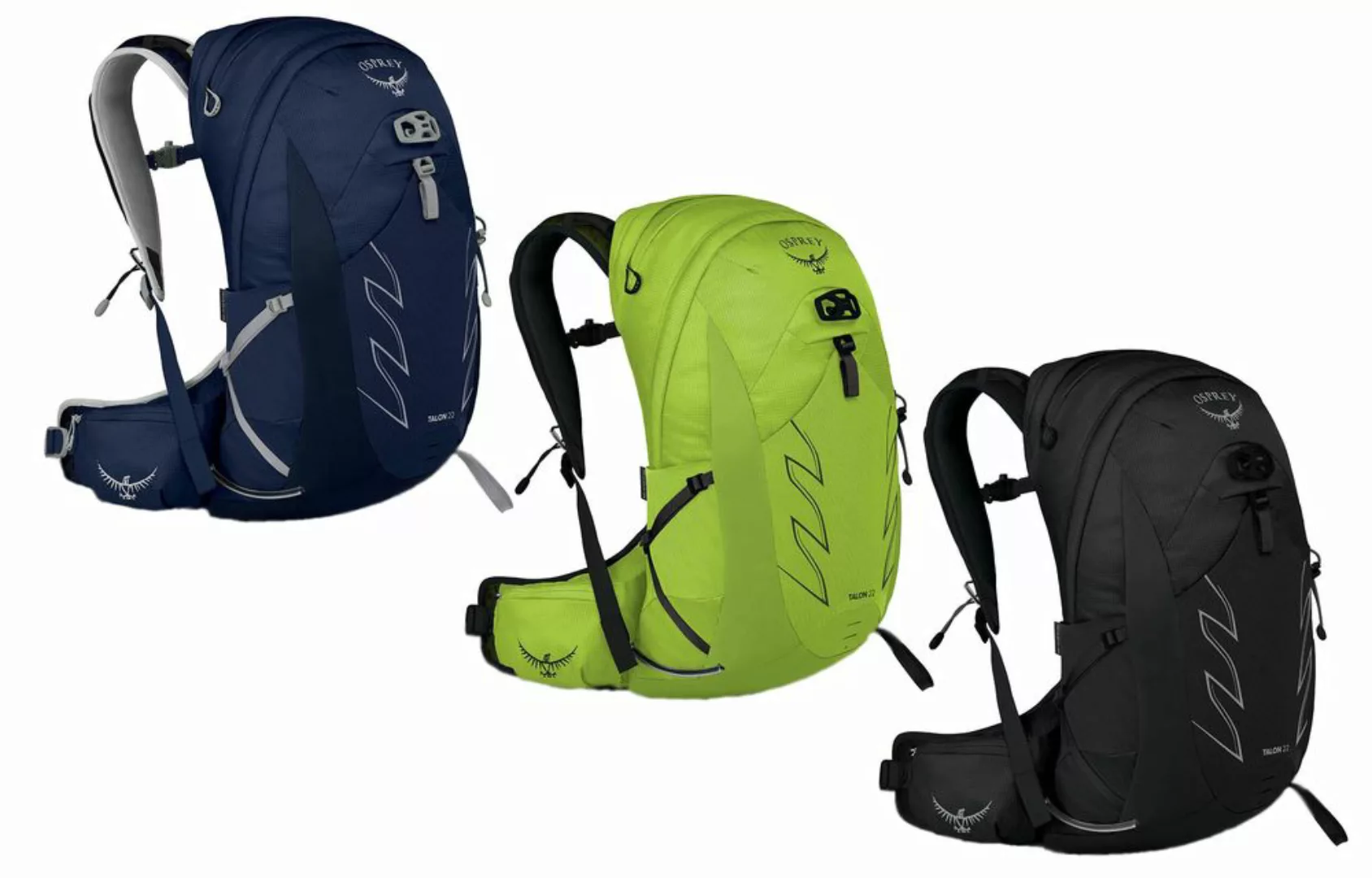 Osprey Rucksack Talon 22, Stealth Black, L/XL Rucksackart - Wandern & Trekk günstig online kaufen