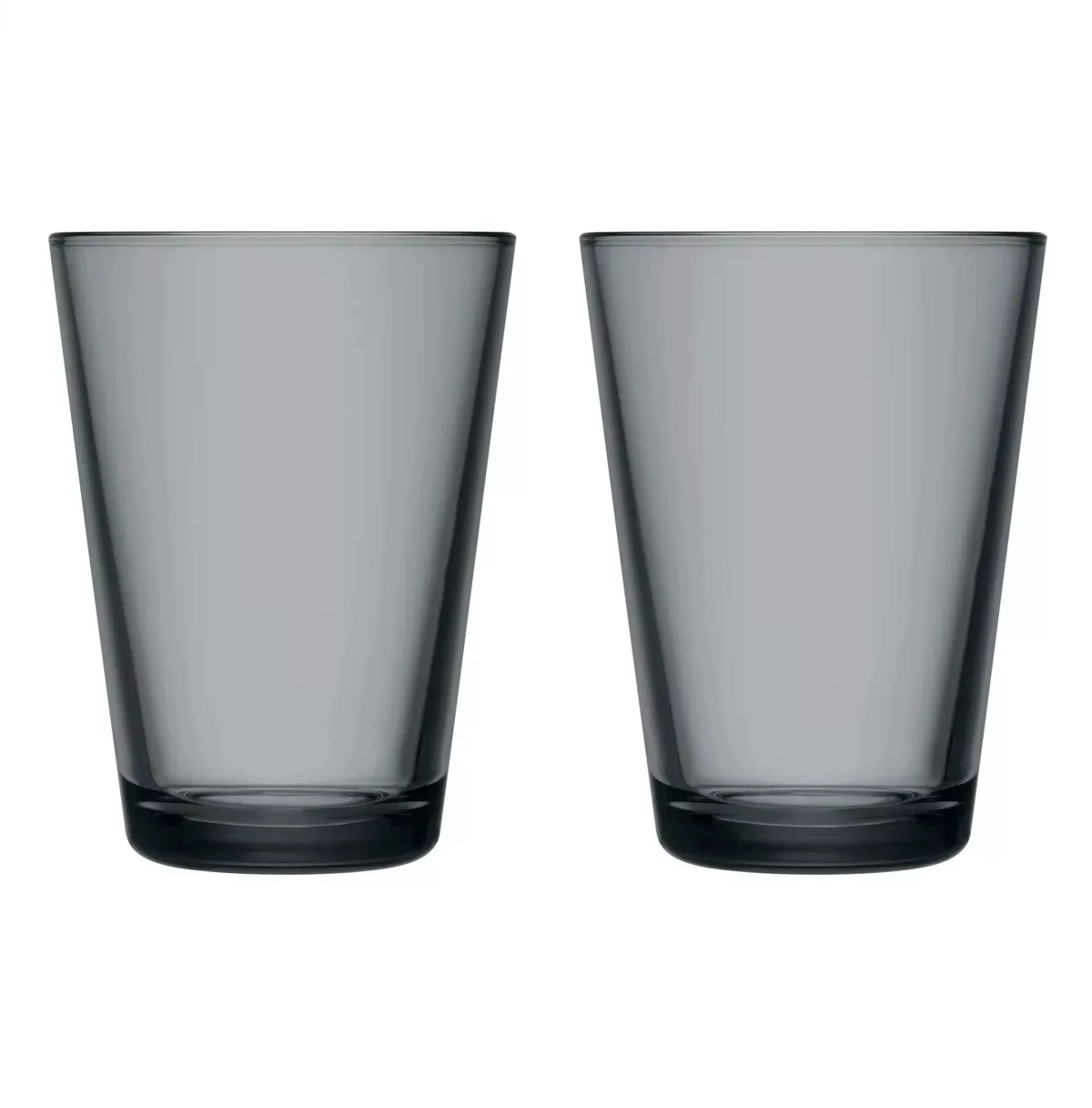 iittala - Kartio Longdrink Glas 2er Set 40cl - dunkelgrau/H 12cm/0,4L günstig online kaufen