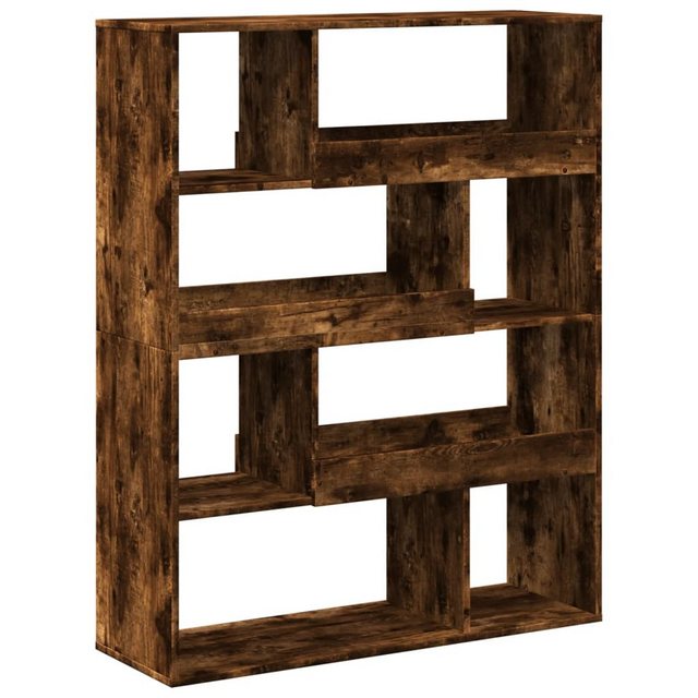 vidaXL Bücherregal Bücherregal Räuchereiche 100x33x125,5 cm Holzwerkstoff, günstig online kaufen