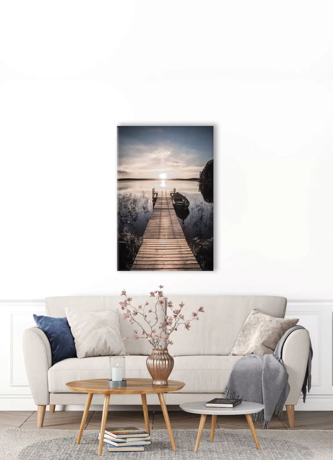 Bönninghoff Leinwandbild »Pier, Sonnenaufgang«, (1 St.) günstig online kaufen