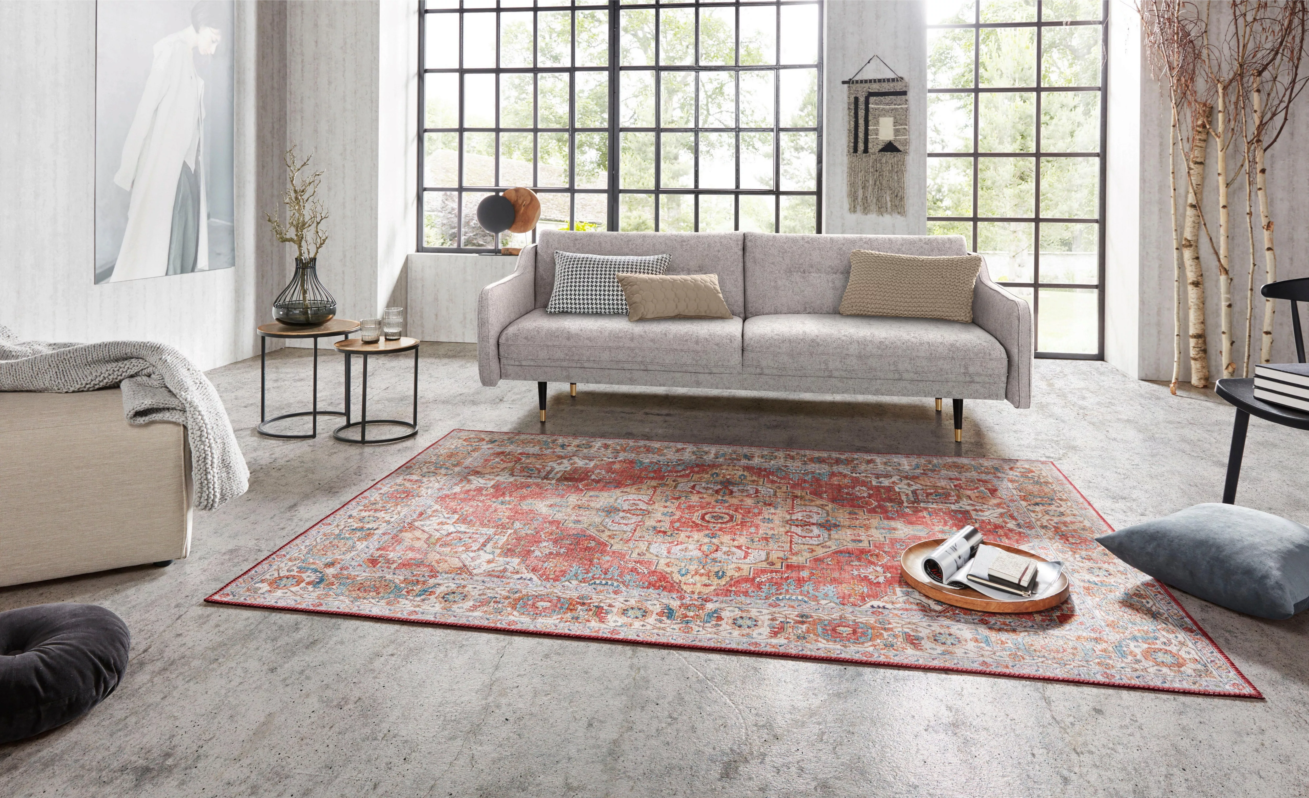 NOURISTAN Teppich »Sylla«, rechteckig, Orientalisch, Orient, Vintage, Wohnz günstig online kaufen