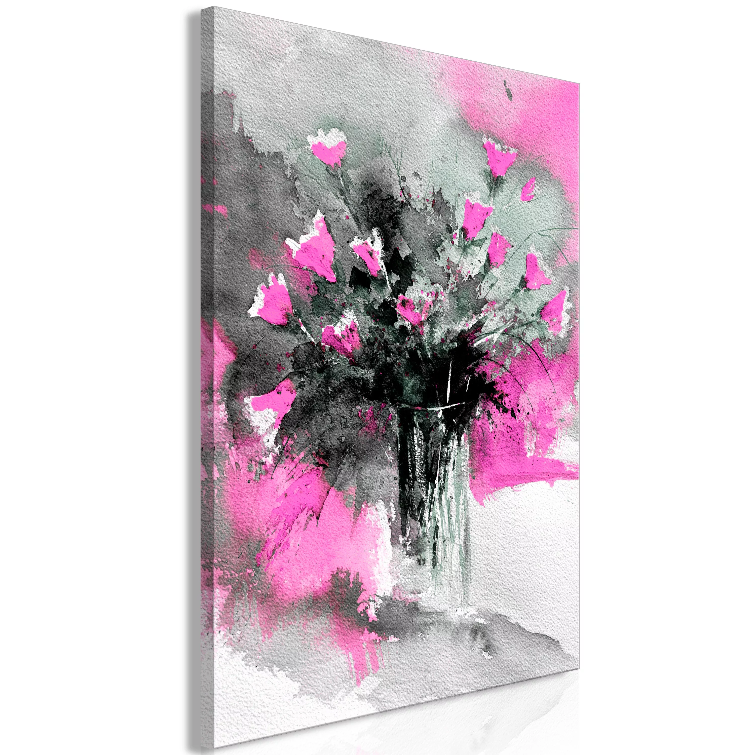 Wandbild - Bouquet Of Colours (1 Part) Vertical Pink günstig online kaufen