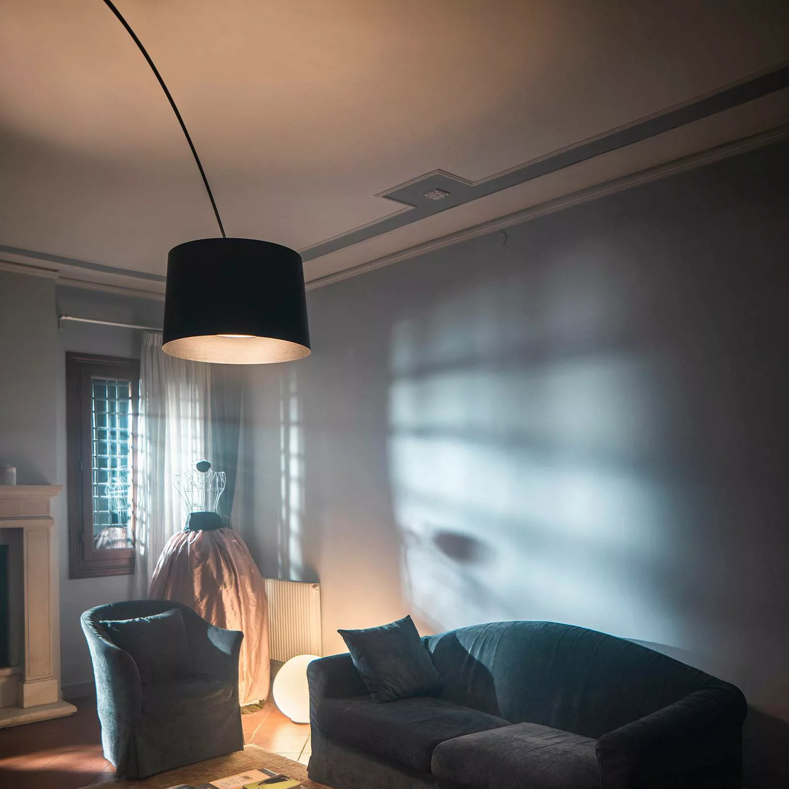 Foscarini Twiggy Elle LED-Stehleuchte schwarz günstig online kaufen