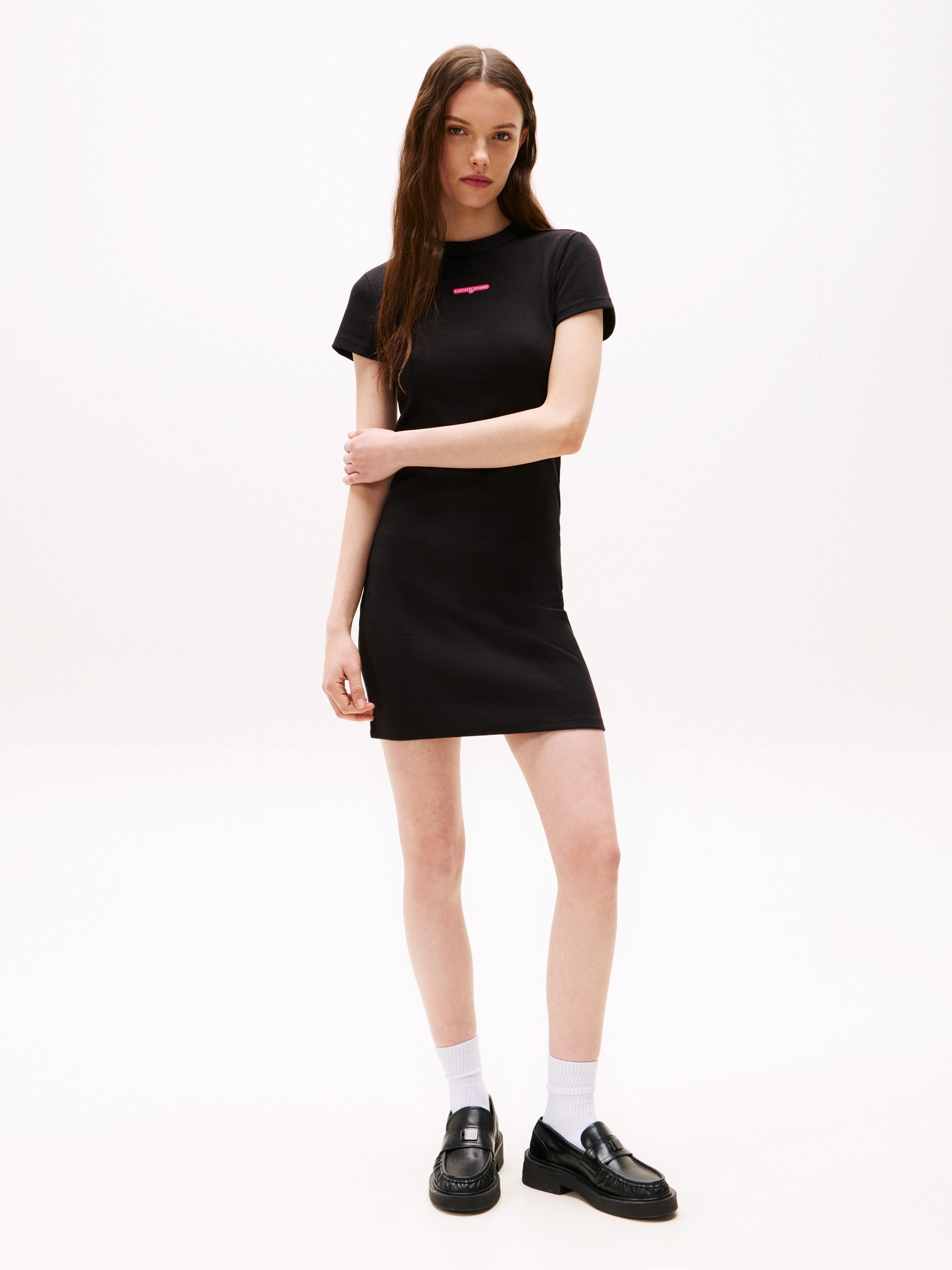 Tommy Jeans Jerseykleid TJW SCRIPT MINI günstig online kaufen