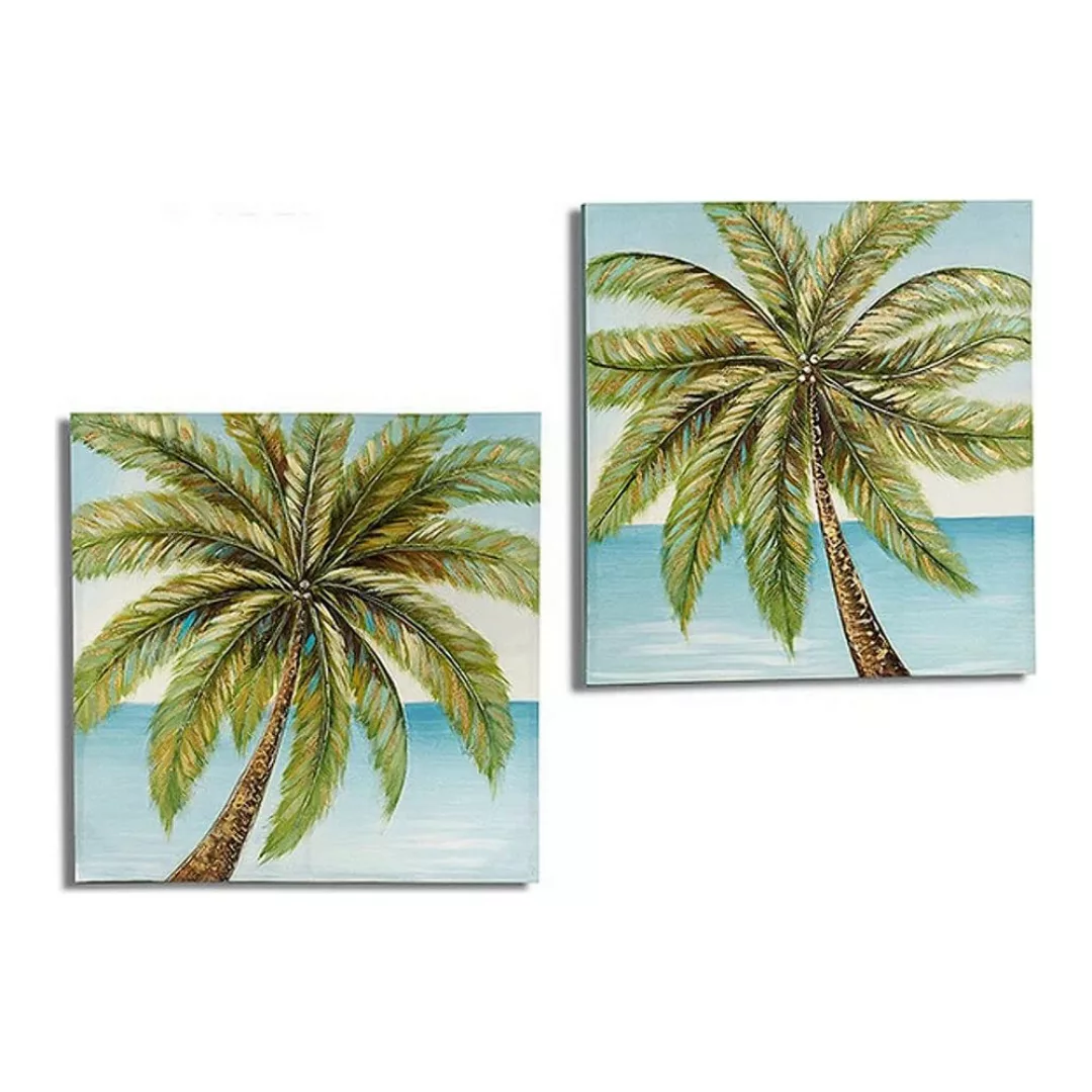 Leinwand Palm Tree Leinwand (3 X 80 X 80 Cm) günstig online kaufen