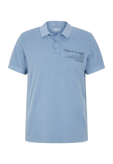 TOM TAILOR Poloshirt Poloshirt Kurzarmshirt mit Polokragen und (1-tlg) günstig online kaufen