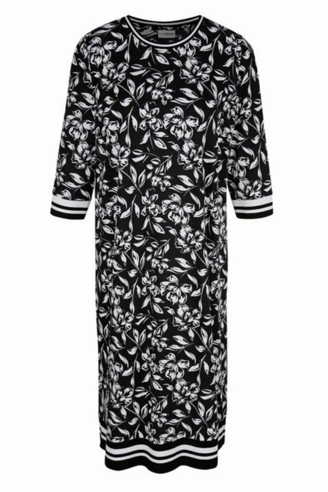 MIAMODA Sommerkleid Midi-Jerseykleid floraler Print 3/4-Ärmel günstig online kaufen