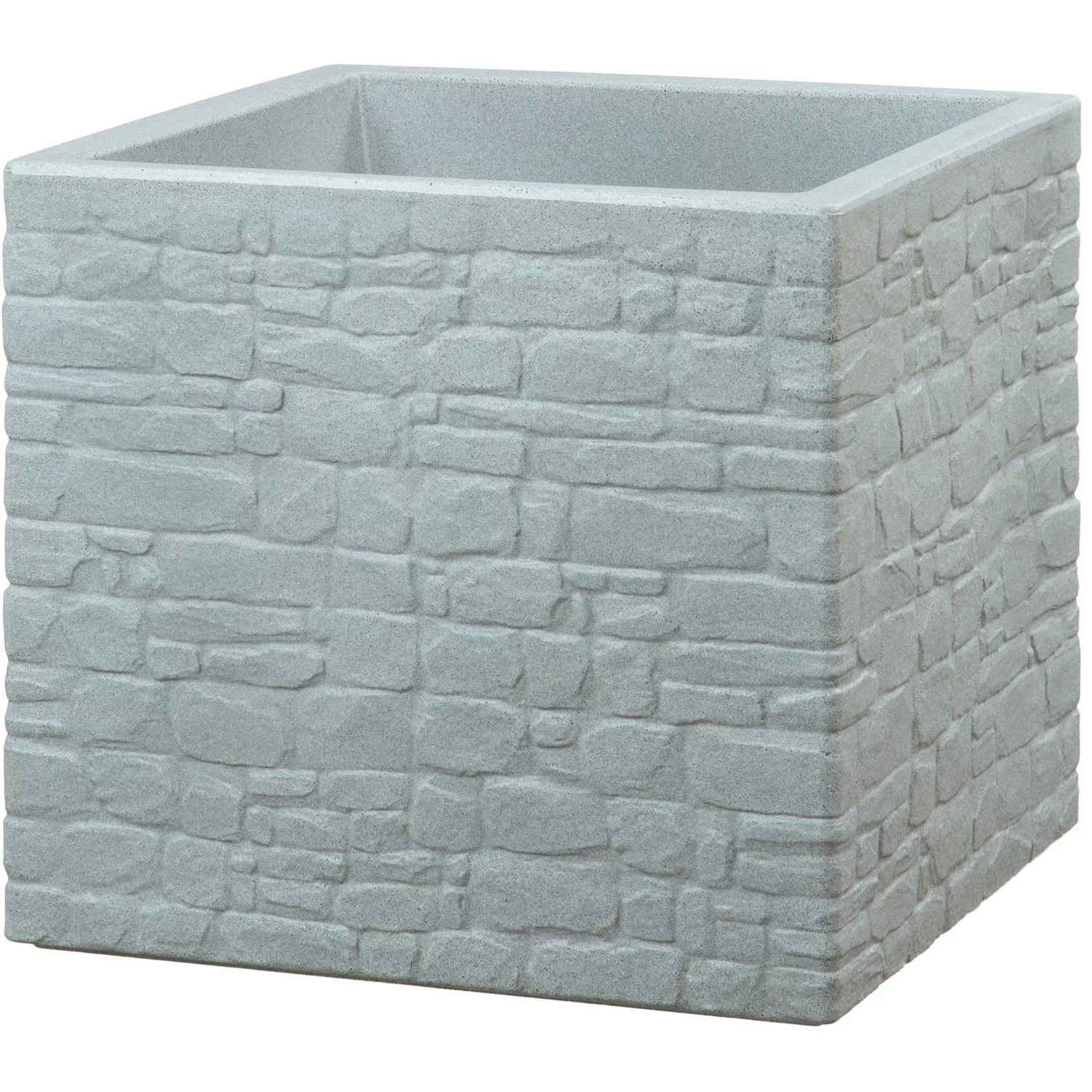 Scheurich Pflanzgefäß Muretto 28,5 x 28,5 cm in Stony Grey günstig online kaufen