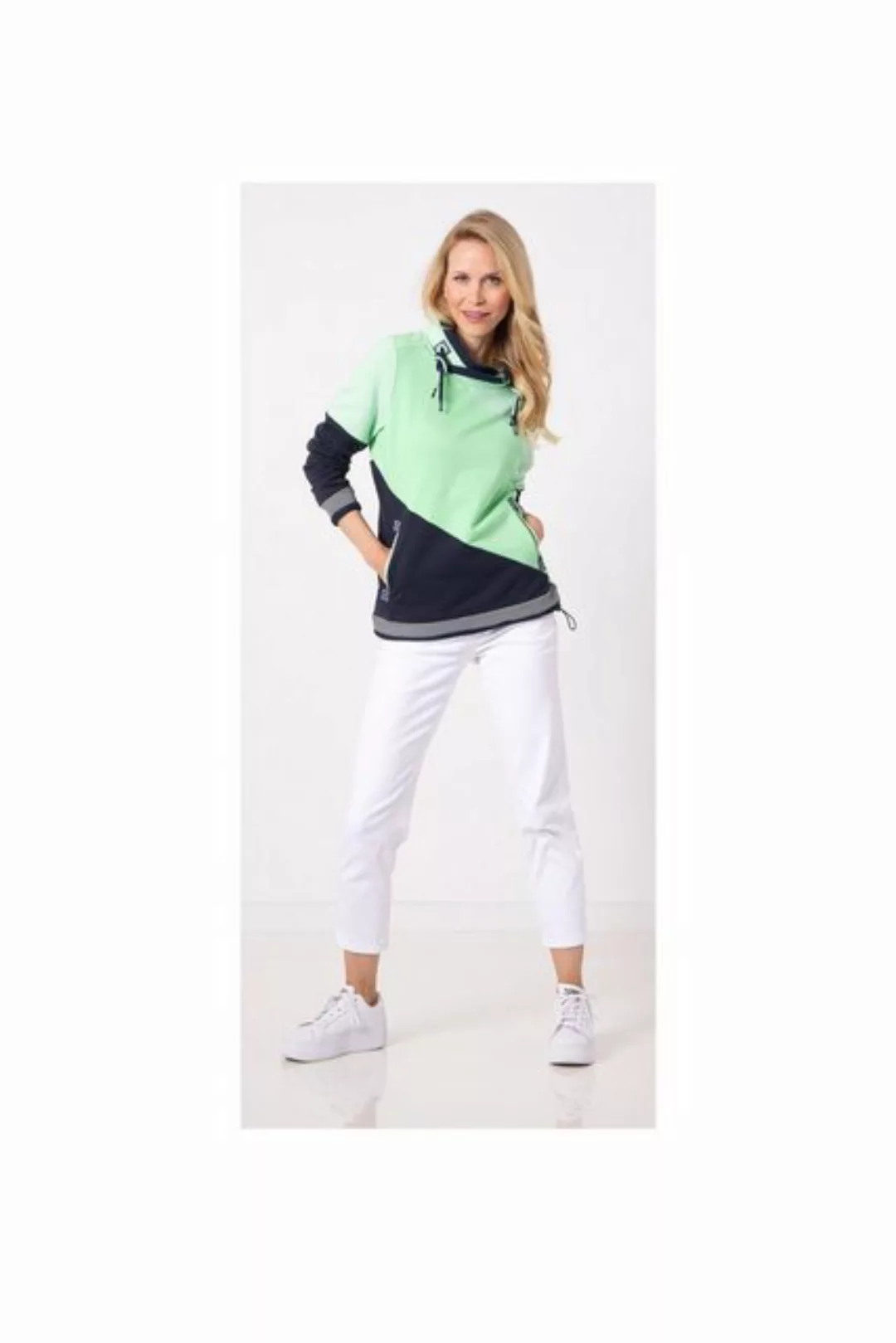 SER Sweatshirt Sweatshirt diagonale Flächenteilungen W9924610S auch in groß günstig online kaufen