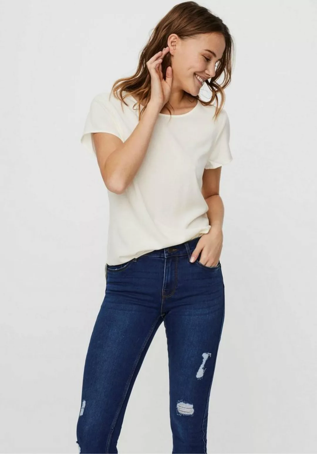 Vero Moda Damen T-Shirt VMBECCA - Regular Fit günstig online kaufen