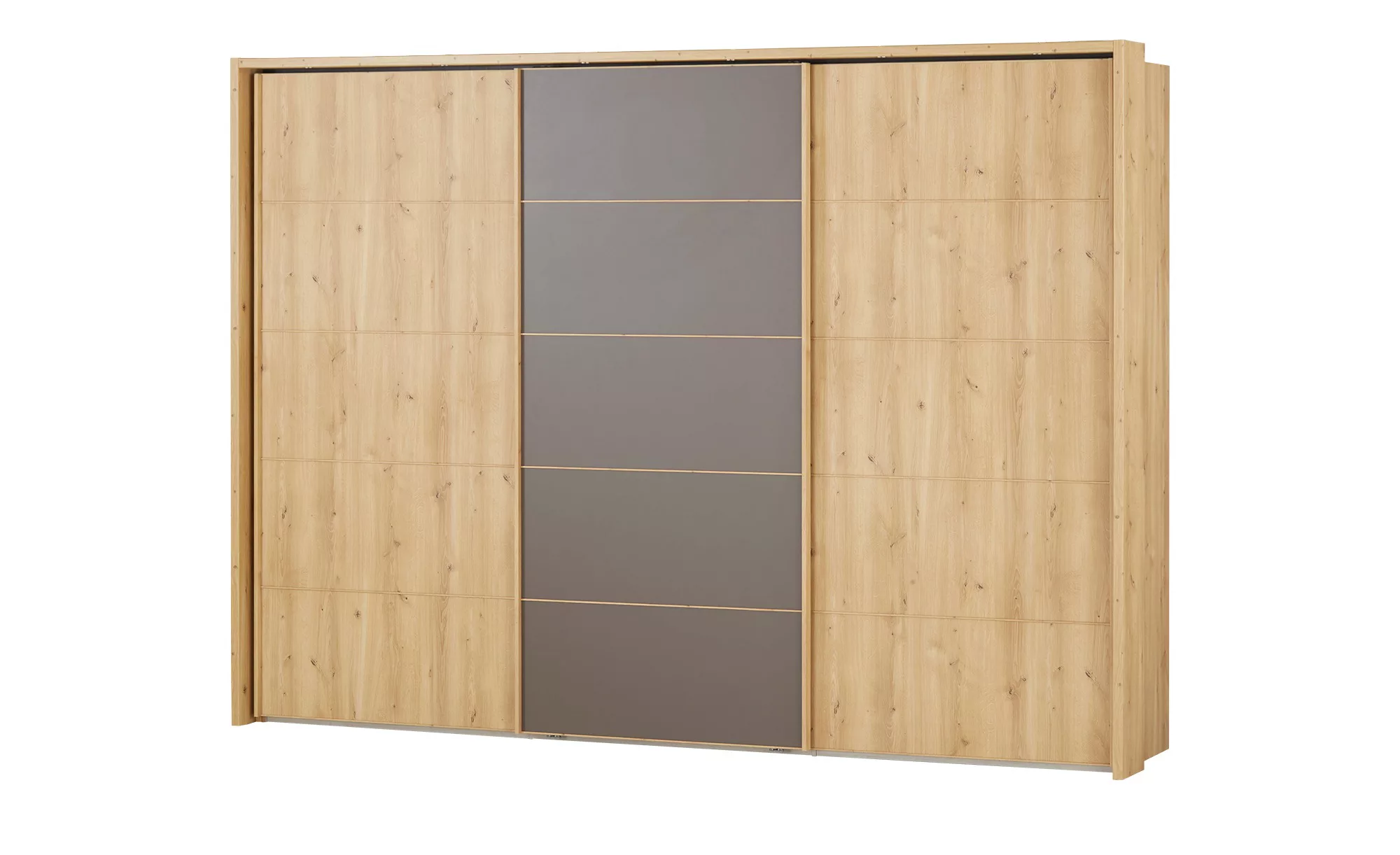 uno Schwebetürenschrank  Rio ¦ holzfarben ¦ Maße (cm): B: 310 H: 221 T: 67. günstig online kaufen