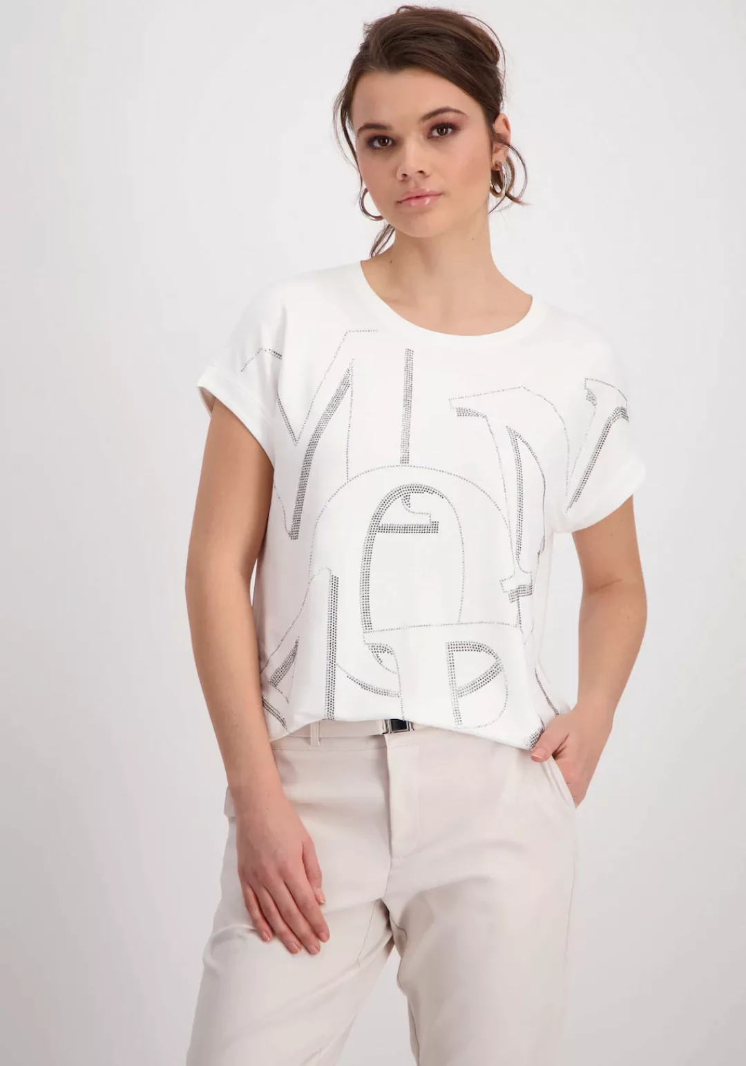 Monari Rundhalsshirt, mit Buchstabendruck günstig online kaufen